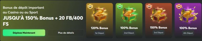 BC Game Casino bonus bienvenue